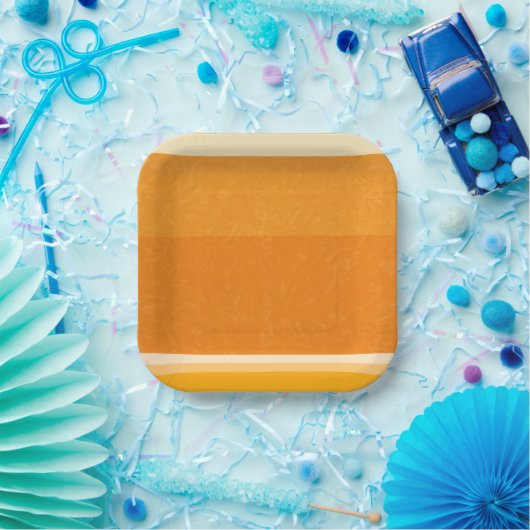 Juicy Citrus Orange Frucht Slice Farben Pappteller (Party)