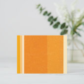 Juicy Citrus Orange Frucht Slice Farben Postkarte (Stehend Vorderseite)