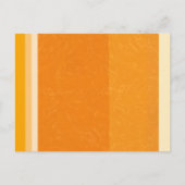 Juicy Citrus Orange Frucht Slice Farben Postkarte (Vorderseite)