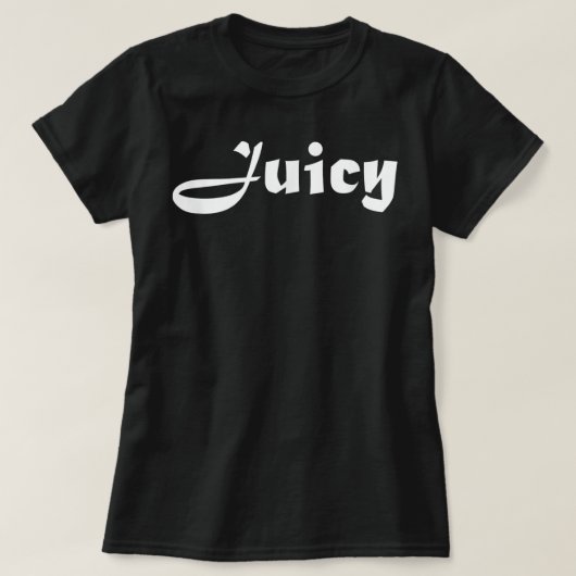 Juicy Curvy Thic Plump BBW Brat Bratty Women T-Shirt (Design vorne)