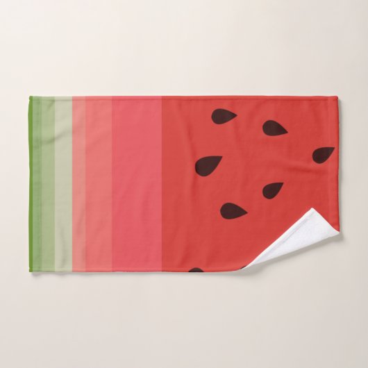 Juicy Delicious Ripe Watermelon mit Samen Design Badhandtuch Set (Handtuch)