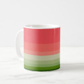 Juicy Delicious Ripe Watermelon mit Samen Design Kaffeetasse (Vorderseite Links)
