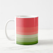 Juicy Delicious Ripe Watermelon mit Samen Design Kaffeetasse (Links)