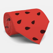 Juicy Delicious Ripe Watermelon mit Samen Design Krawatte (Gerollt)