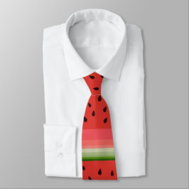 Juicy Delicious Ripe Watermelon mit Samen Design Krawatte