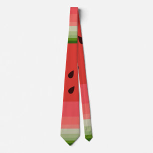 Juicy Delicious Ripe Watermelon mit Samen Design Krawatte