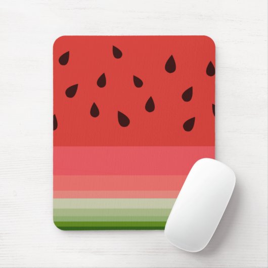 Juicy Delicious Ripe Watermelon mit Samen Design Mousepad (Mit Mouse)
