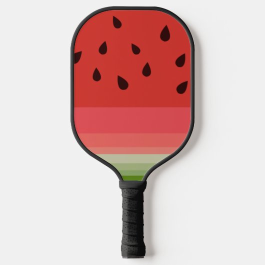 Juicy Delicious Ripe Watermelon mit Samen Design Pickleball Schläger (Vorderseite)