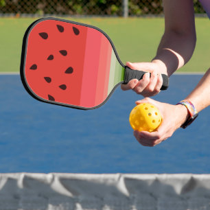 Juicy Delicious Ripe Watermelon mit Samen Design Pickleball Schläger