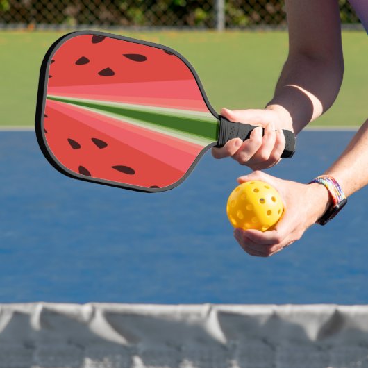 Juicy Delicious Ripe Watermelon mit Samen Design Pickleball Schläger (InSitu)
