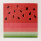 Juicy Delicious Ripe Watermelon mit Samen Design Puzzle (Vertikal)