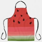 Juicy Delicious Ripe Watermelon mit Samen Design Schürze (Vorderseite)