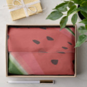 Juicy Delicious Ripe Watermelon mit Samen Design Seidenpapier (Geschenk)