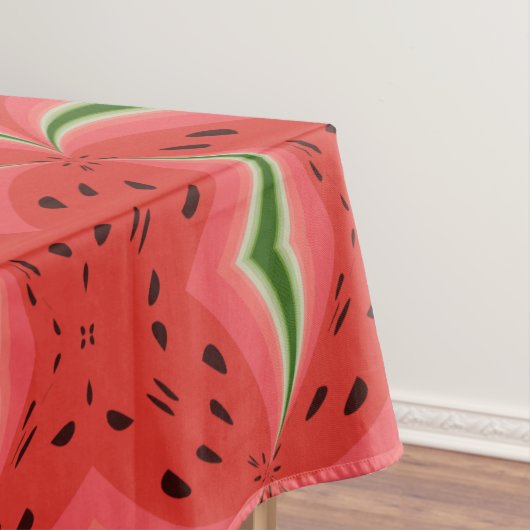 Juicy Delicious Ripe Watermelon mit Samen Design Tischdecke (Beispiel)