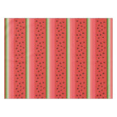 Juicy Delicious Ripe Watermelon mit Samen Design Tischdecke (Vorderseite (Horizontal))