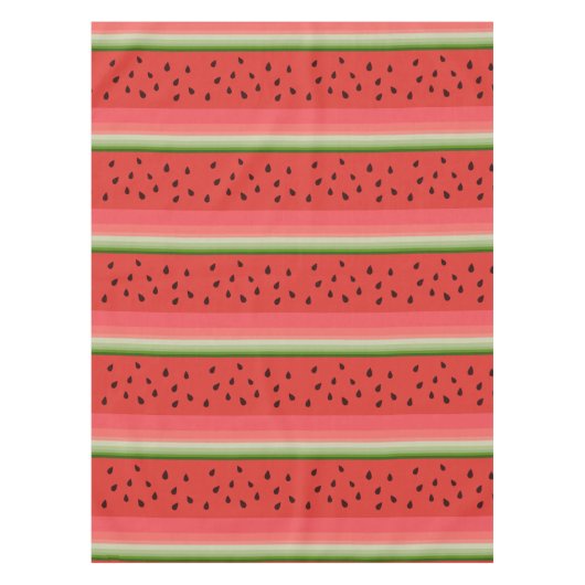 Juicy Delicious Ripe Watermelon mit Samen Design Tischdecke (Vorderseite)