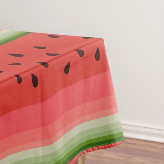 Juicy Delicious Ripe Watermelon mit Samen Design Tischdecke (Beispiel)