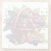 JUICY FRUITY BLACK & RED BLACKBERRY & RASPBERRY GLASUNTERSETZER (Rückseite)
