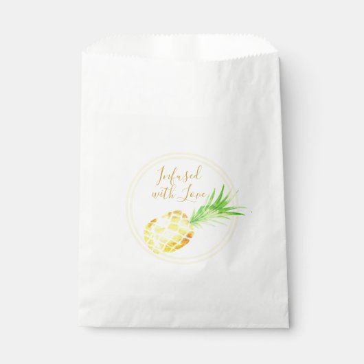 Juicy Golden Pineaple Geschenktütchen (Vorderseite)