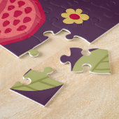 Juicy Granatapfel: Vintage Illustration. Puzzle (Seite)