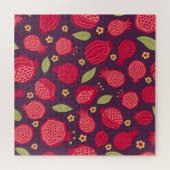 Juicy Granatapfel: Vintage Illustration. Puzzle (Horizontal)