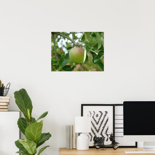 Juicy Green Apple Poster (Heimbüro)