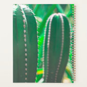 Juicy Green Cactus Pflanze Blätter Planer (Rückseite)