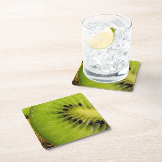 Juicy Green Fruity Kiwi Untersetzer (Vor Ort)