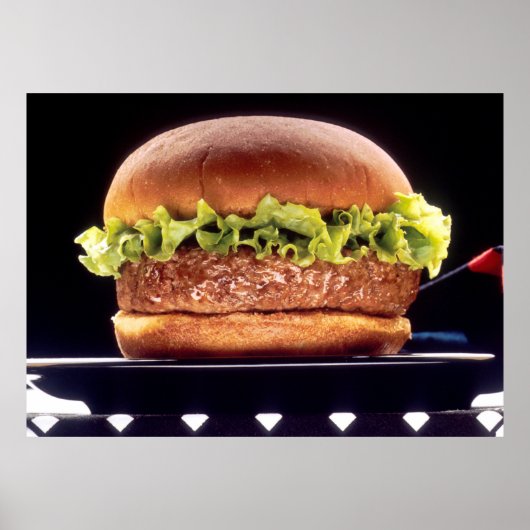 Juicy Hamburger Poster (Vorne)