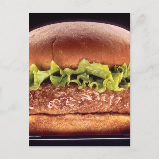 Juicy Hamburger Postkarte (Vorderseite)