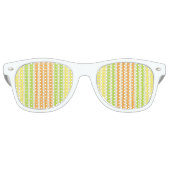 Juicy Lemon Limon und Orange Citrus Fruchtstreifen Partybrille (Vorderseite)