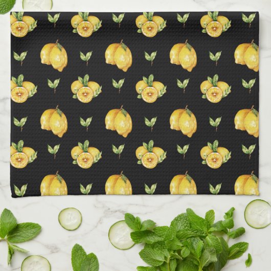 JUICY LEMONS KITCHEN TOWEL GESCHIRRTUCH (Gefaltet)