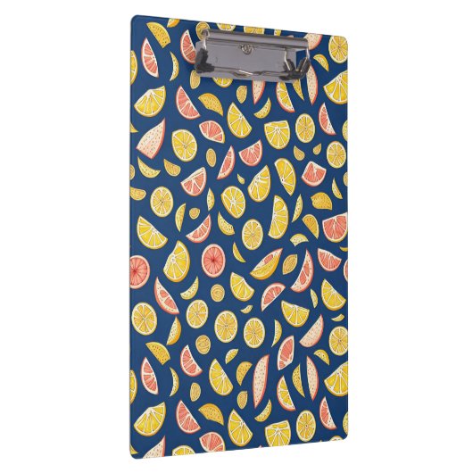 Juicy Lemons und Orangen Klemmbrett (Rechts)