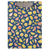 Juicy Lemons und Orangen Klemmbrett (Vorderseite)
