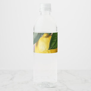Juicy lemons wasserflaschenetikett