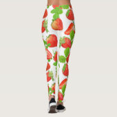 Juicy-lichee-Muster Leggings (Rückseite)