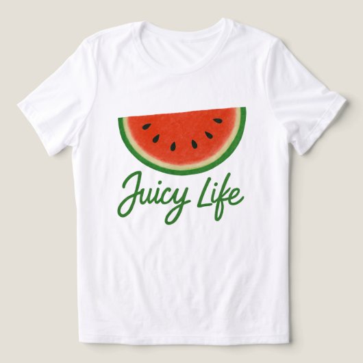 Juicy Life Tri-Blend Shirt (Design Vorderseite)