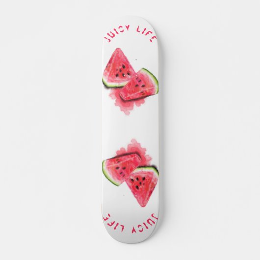 Juicy Life Watermelon Skateboard Geschenk - Ihr Te (Vorne)