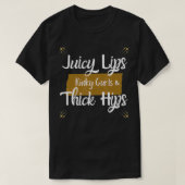 Juicy Lips Kinky Curls Thick Hips Frauen T-Shirt (Design vorne)