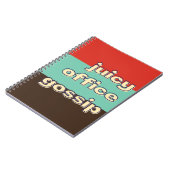 Juicy Office Gossip Funny Workplace Team Notizblock (Linke Seite)