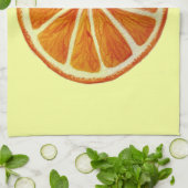 Juicy Orange Aquarellfrucht Pop Art Küchentuch (Gefaltet)