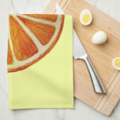 Juicy Orange Aquarellfrucht Pop Art Küchentuch (Viertel Falte)