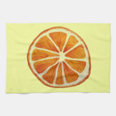 Juicy Orange Aquarellfrucht Pop Art Küchentuch (Horizontal)