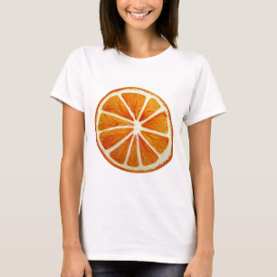Juicy Orange Aquarellfrucht Pop Art T-Shirt