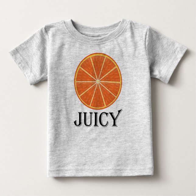 Juicy Orange - Baby Fine Jersey T - Shirt (Vorderseite)