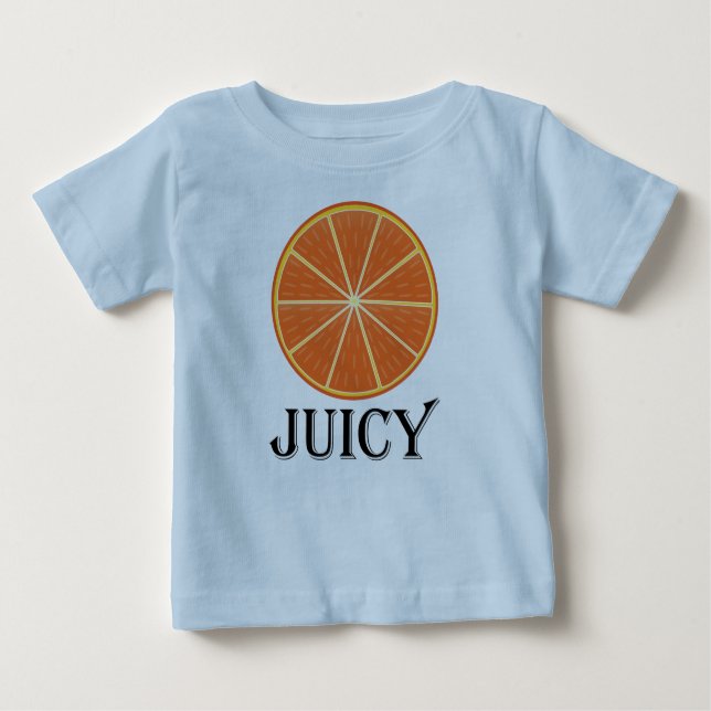 Juicy Orange - Baby Fine Jersey T - Shirt (Vorderseite)