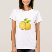 Juicy Orange Fruchtkunst T-Shirt (Vorderseite)