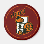 Juicy Orange Magnet (Vorne)