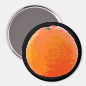 Juicy Orange Magnet (Vorderseite/Rückseite)