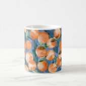 Juicy Orange Wasserfarbmuster Kaffeetasse (Mittel)